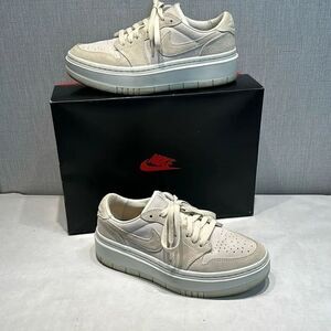Nike Womens Air Jordan 1 Elevate Shoes Low Sz 7.5 Sail/Coconut Milk (Off-White)